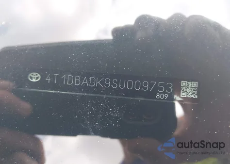 2025 Toyota Camry Se from USA, damaged, VIN 4T1DBADK9SU009753